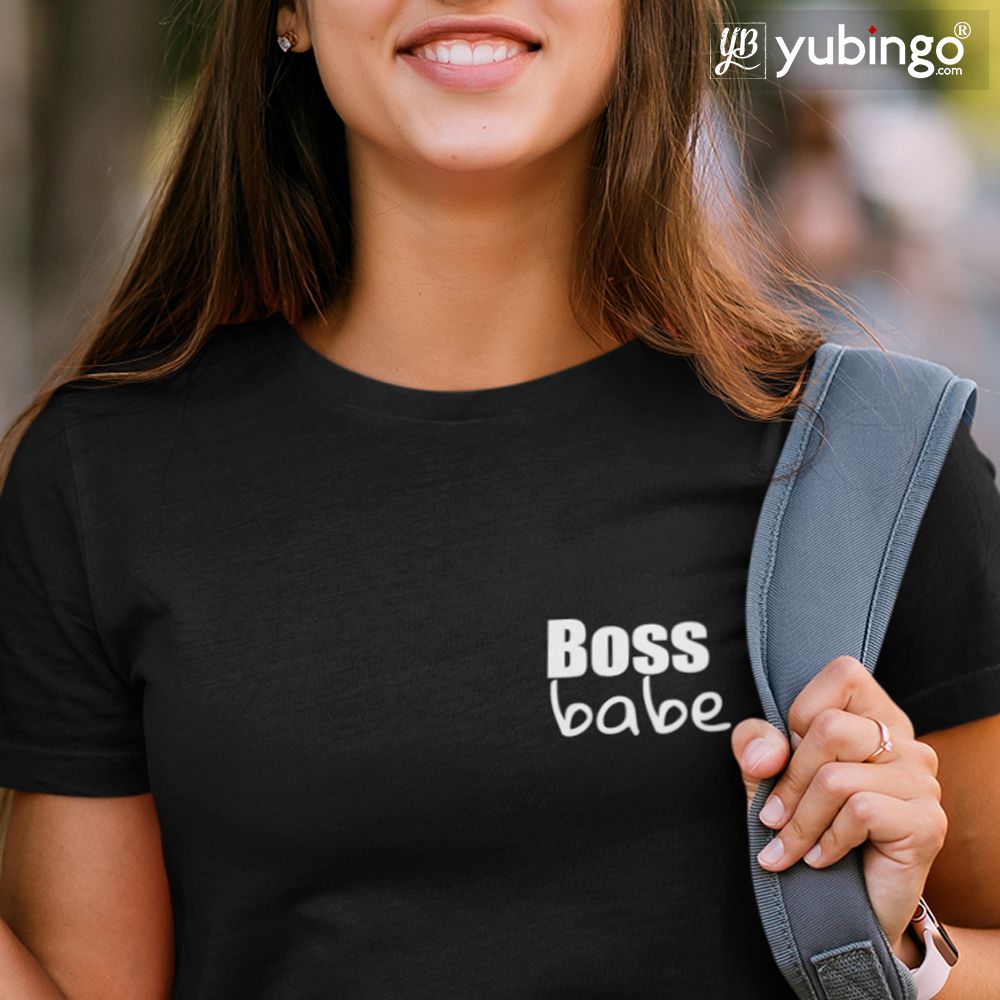 Yubingo Design Own T Shirt Online Print Ship Buy Boss Babe Design