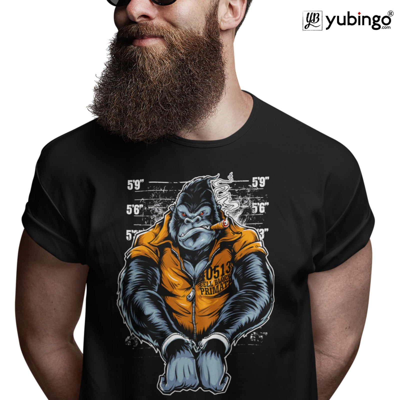 Boss in Trouble Men T-Shirt-Black