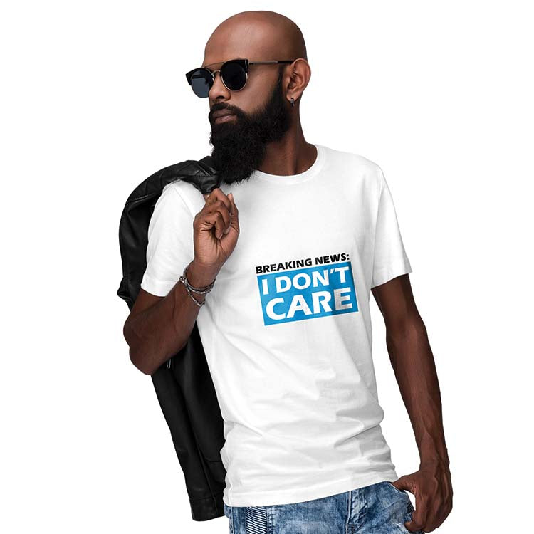 Breaking News Men T-Shirt-White