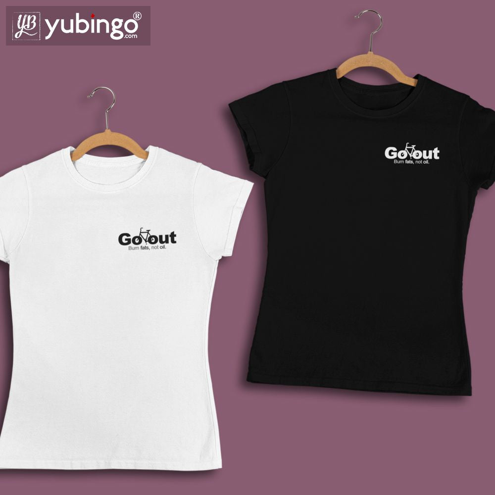 Burn Fat T-Shirt-White