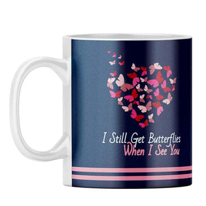 Butterflies on Seeing You Coffee Mug
