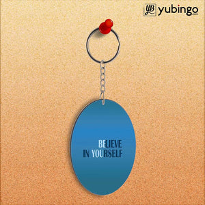 Believe in Yourself Oval Key Chain-Image2