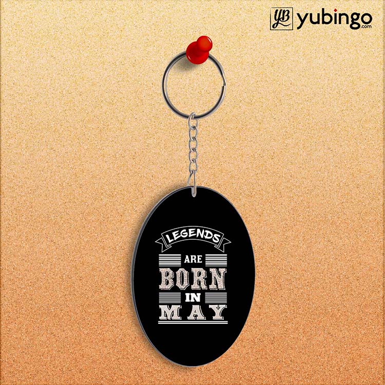 Customised Legends Oval Key Chain