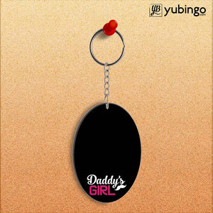 Daddy's Girl Oval Key Chain-Image2