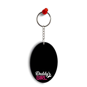 Daddy's Girl Oval Key Chain