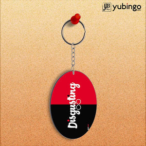 Disgusting Oval Key Chain-Image2