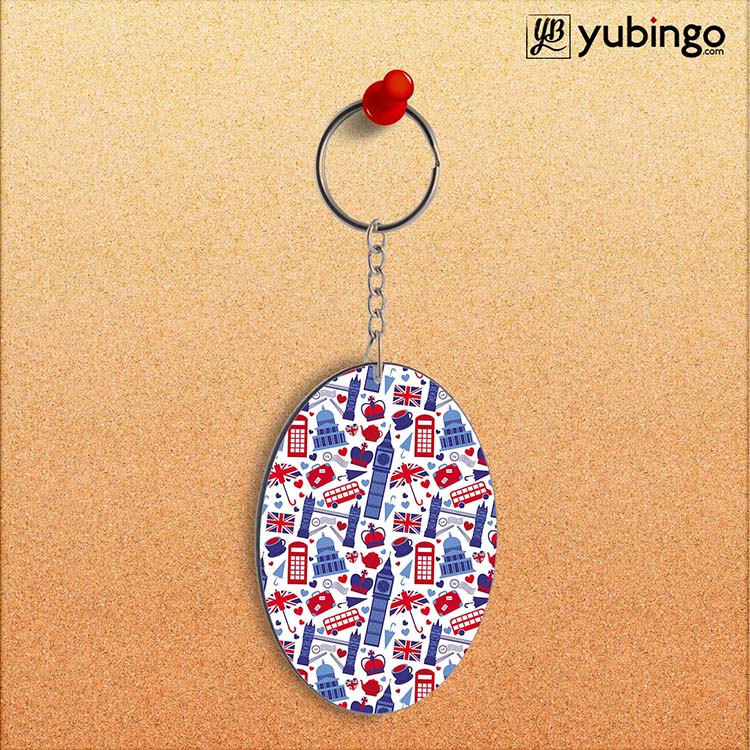 London Oval Key Chain-Image2