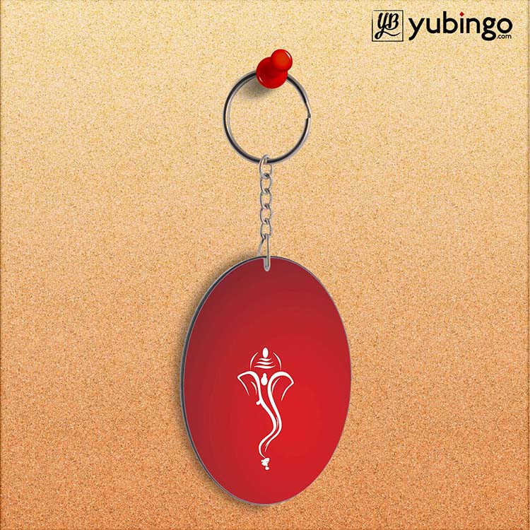 My Friend Ganesha Oval Key Chain
