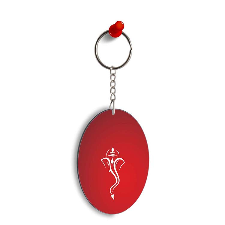 My Friend Ganesha Oval Key Chain