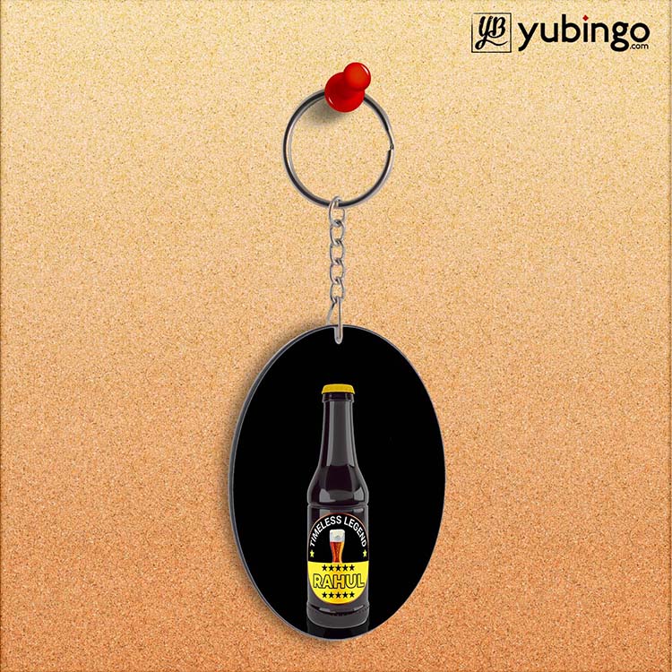 Name on Bottle Oval Key Chain-Image2