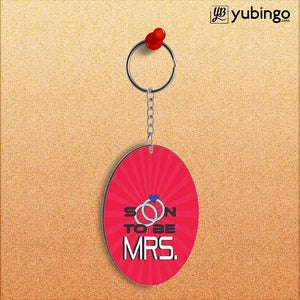 Soon to be Mrs. Oval Key Chain-Image2