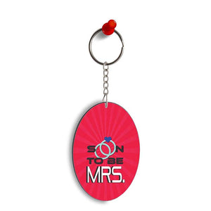 Soon to be Mrs. Oval Key Chain