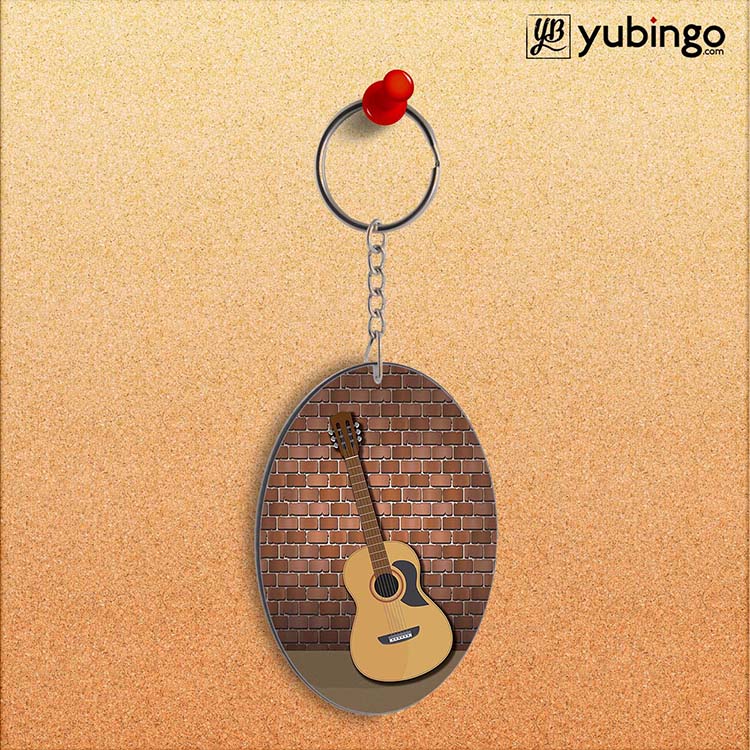 The Acoustic Oval Key Chain-Image2