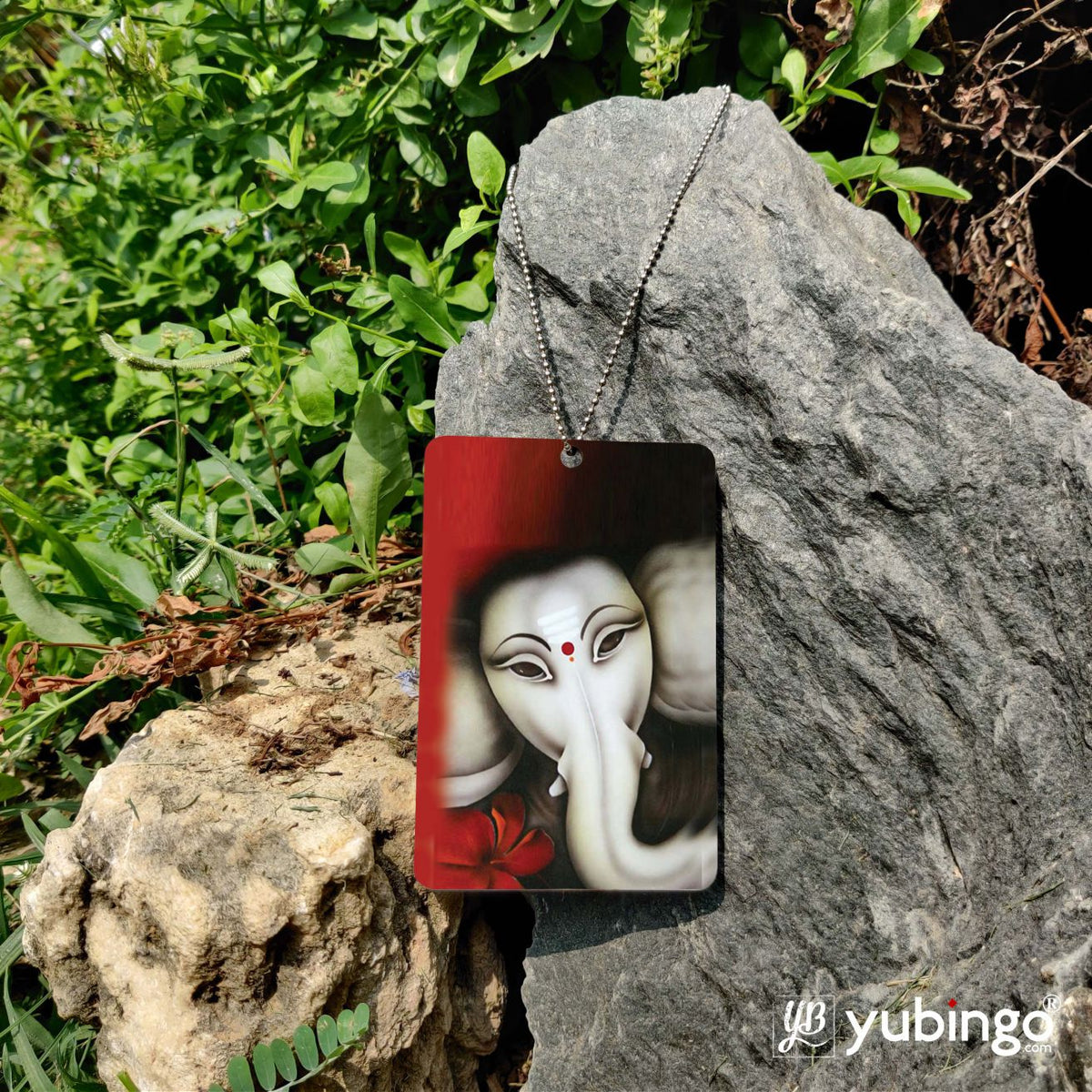 Calm Ganesha Car Hanging-Image5