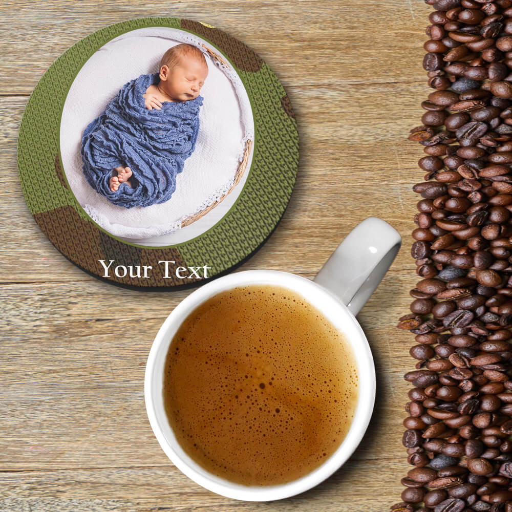 Camouflage Photo Coasters