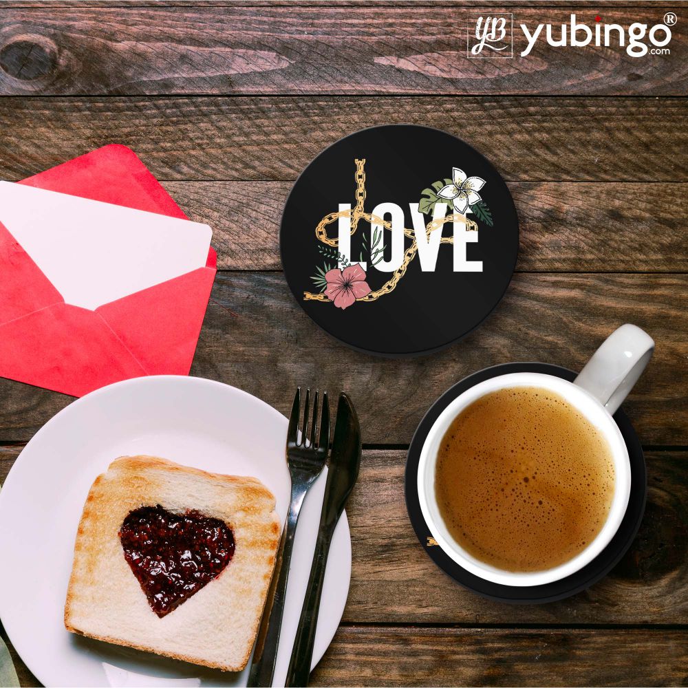 Chained Love Coasters