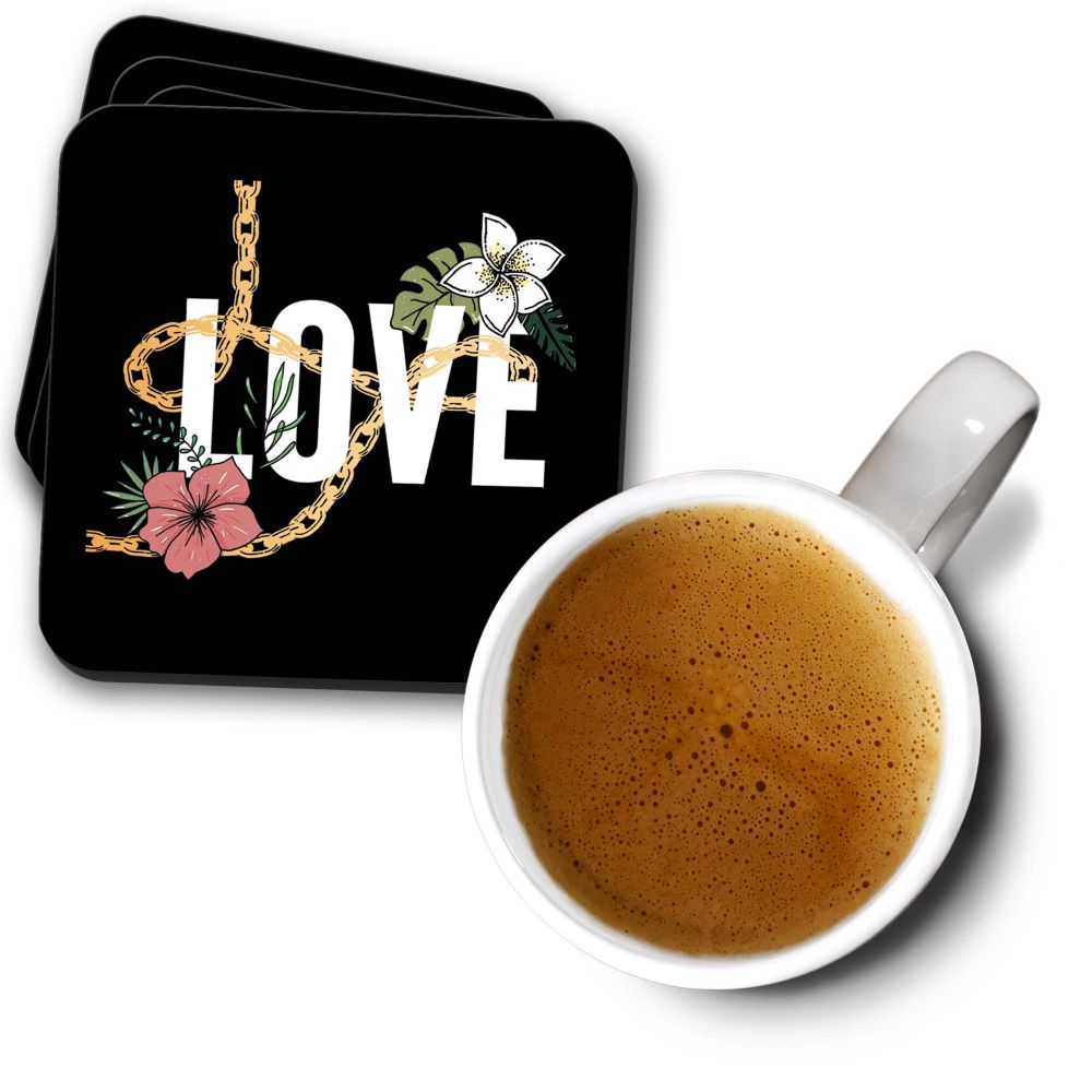 Chained Love Coasters