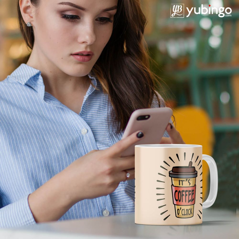 Coffee O Clock Coffee Mug-Image3