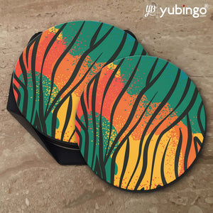 Colourful Animal Pattern Coasters-Image5