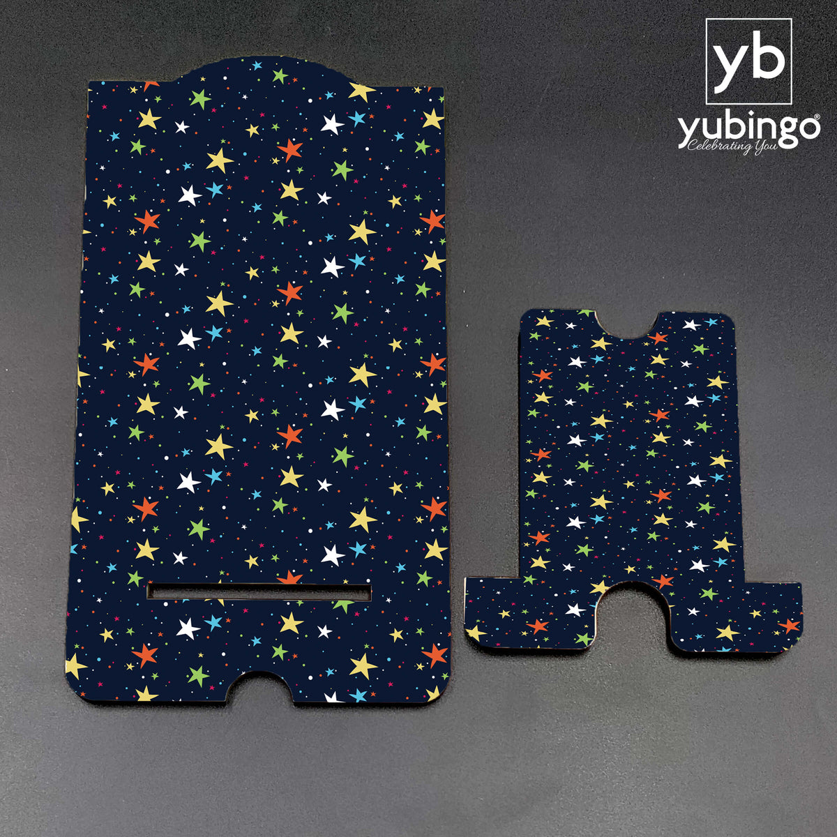 Colourful Stars Mobile Stand-Image5