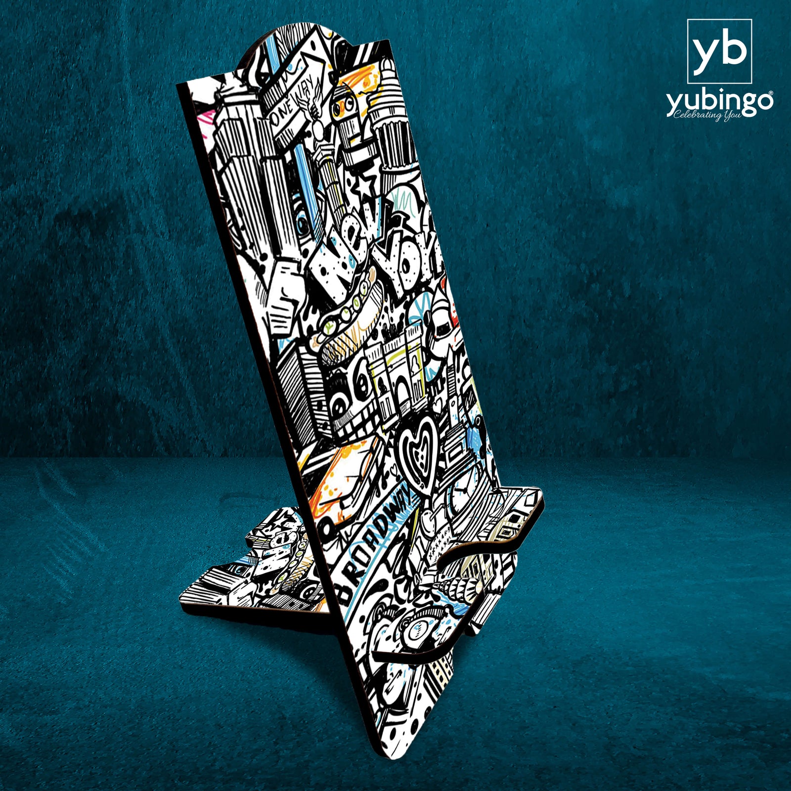 Cool Graffiti Mobile Stand-Image4