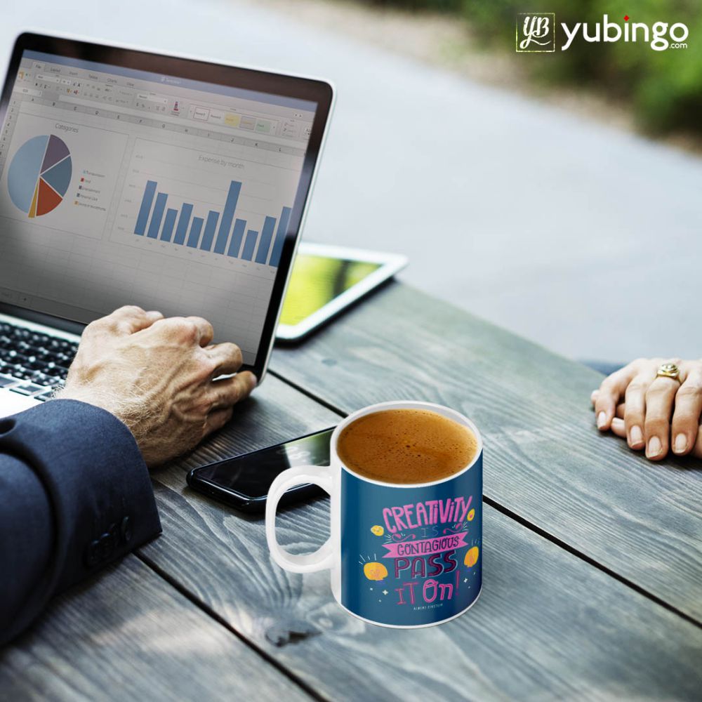 Creativity is Contagious Coffee Mug-Image2