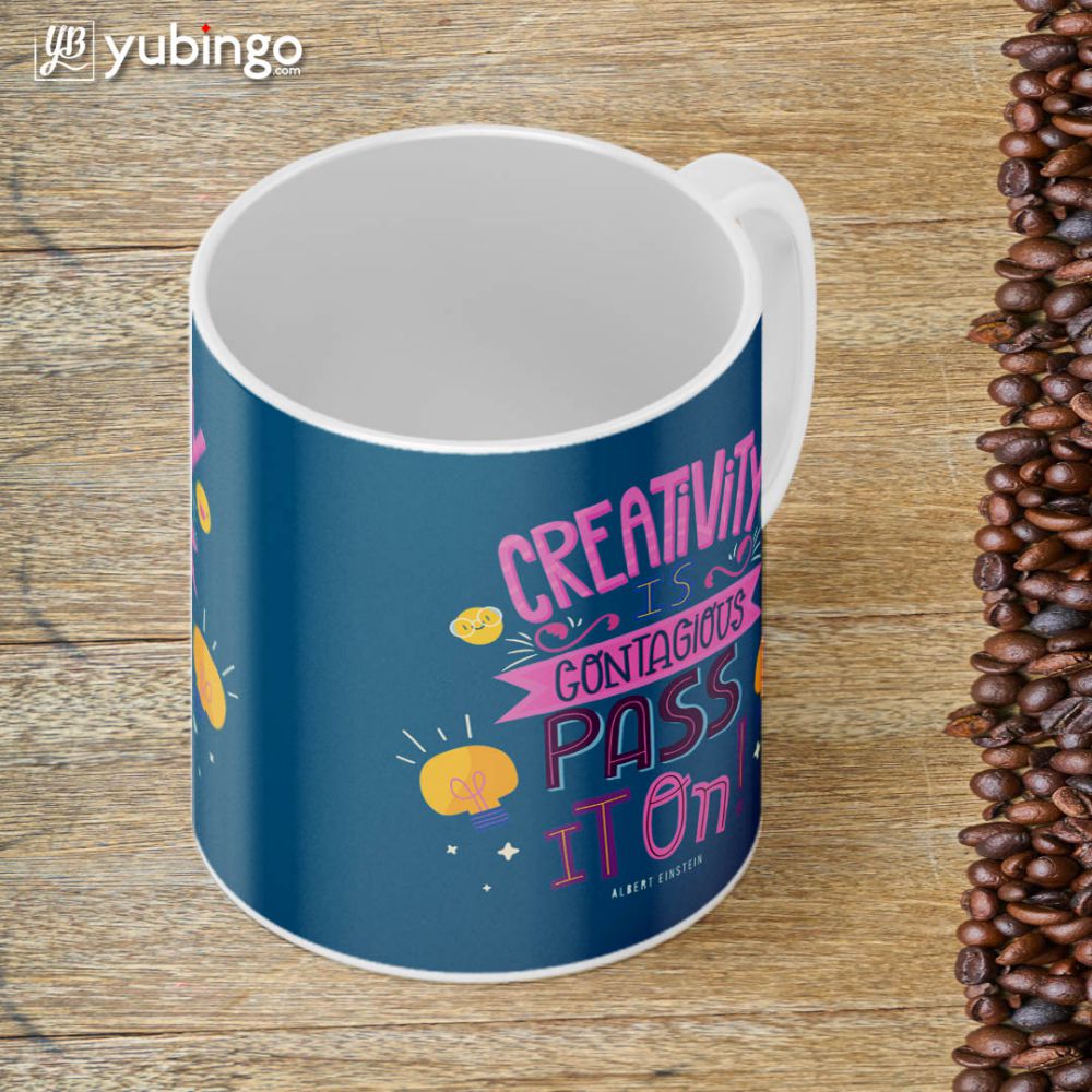 Creativity is Contagious Coffee Mug-Image4