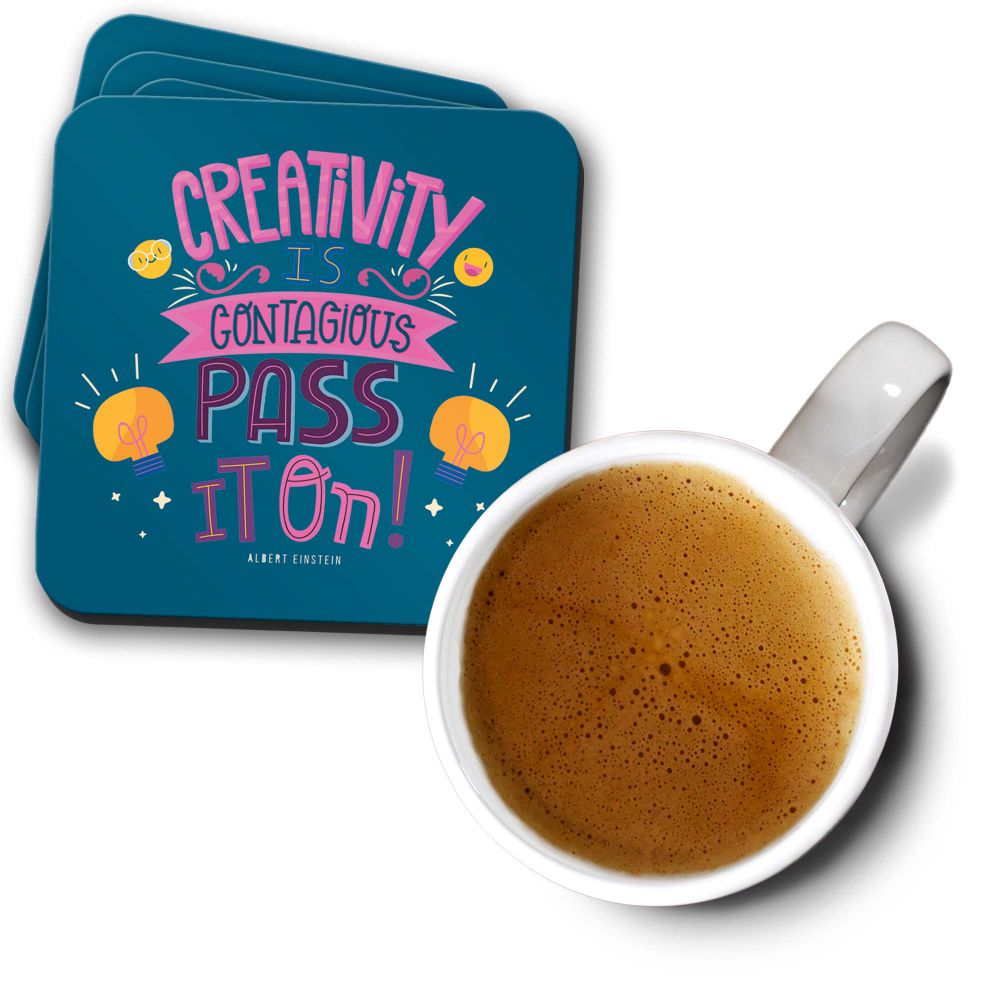 Creativity is Contagious Coasters