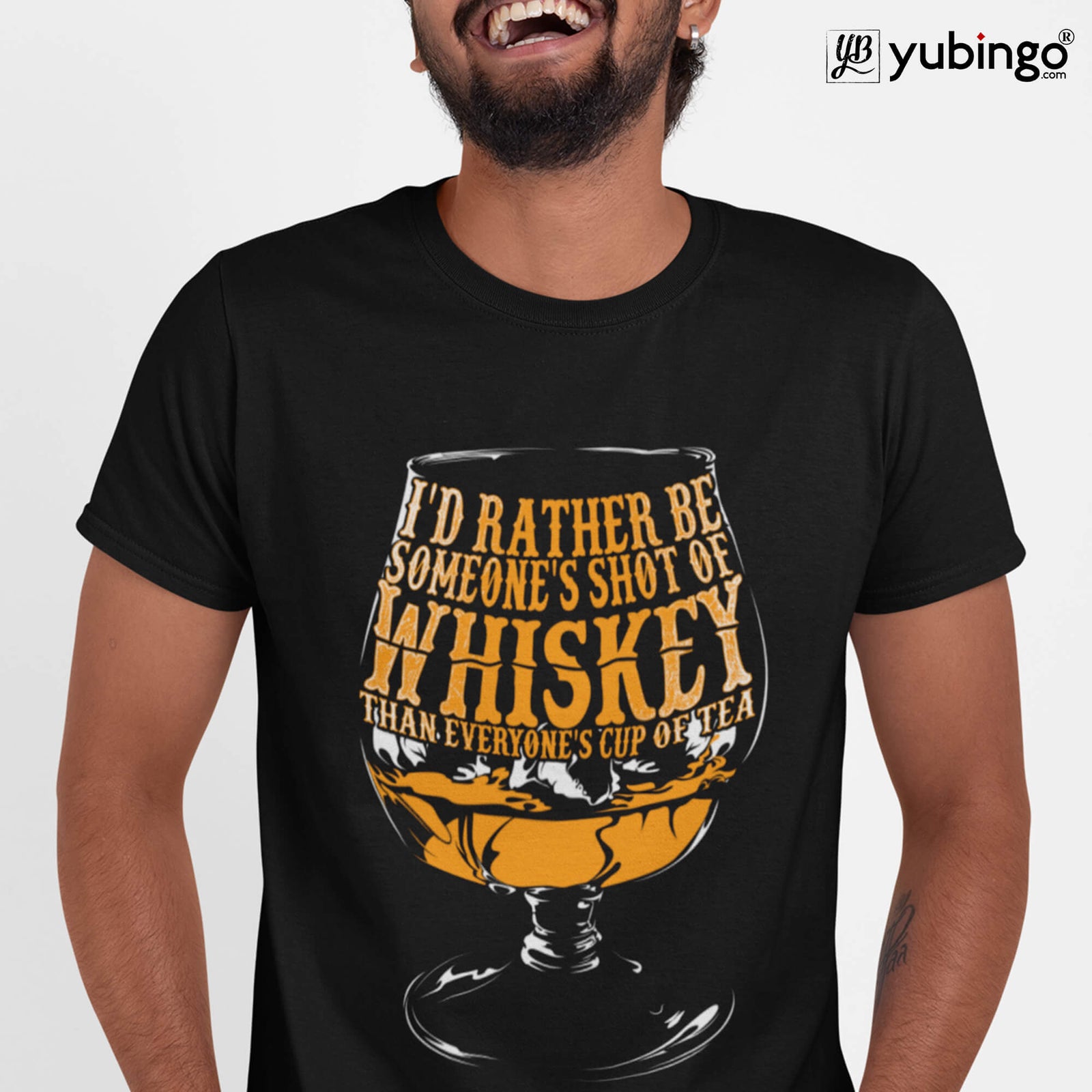 Cup of Tea Men T-Shirt-Black