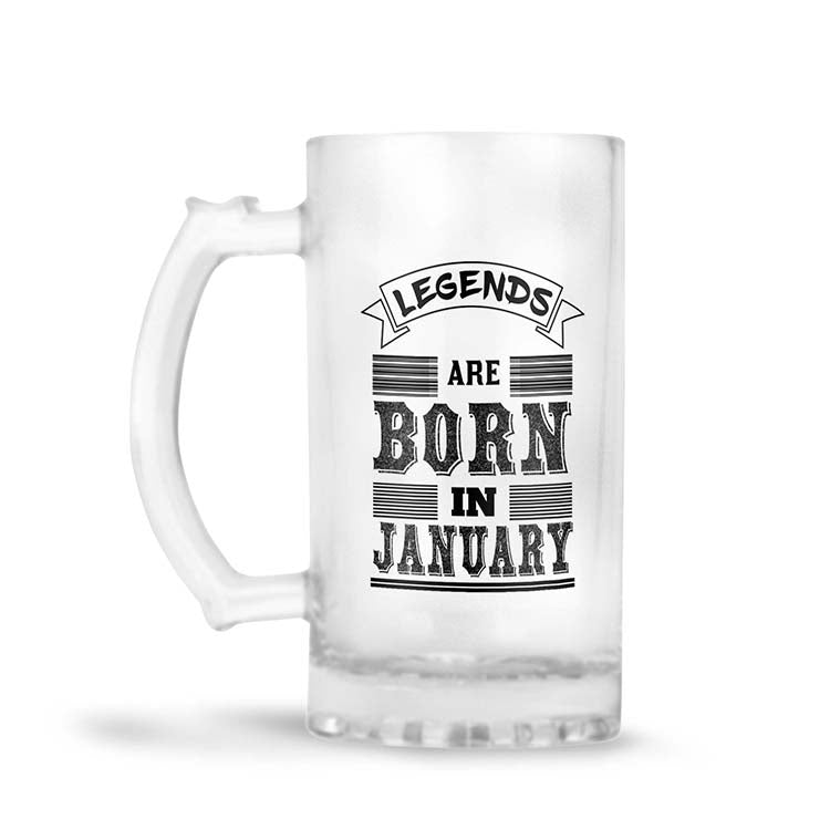 Customised Legends Beer Mug