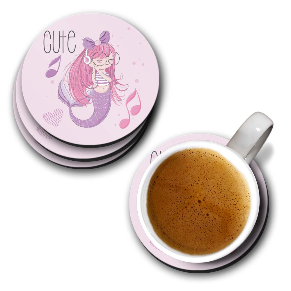 Cute Mermaid Coasters