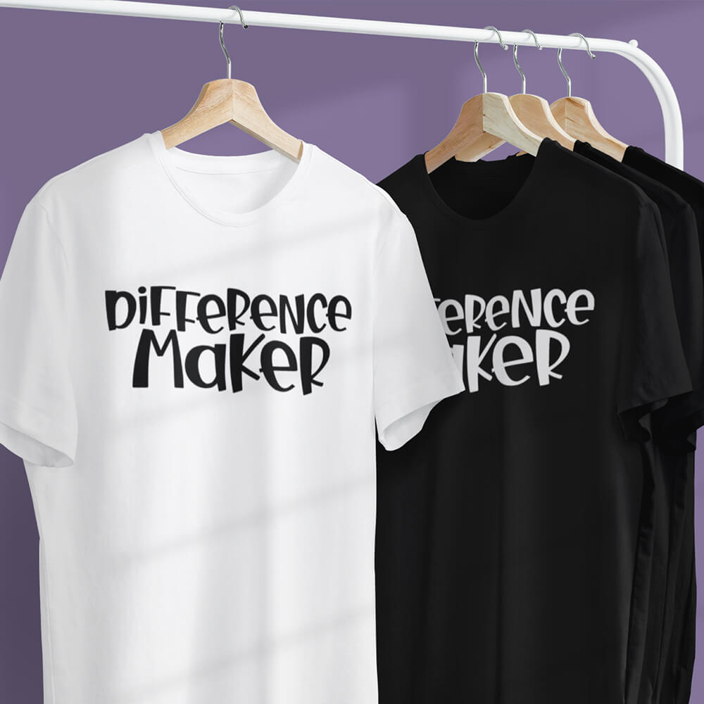 Difference Maker T-Shirt-White
