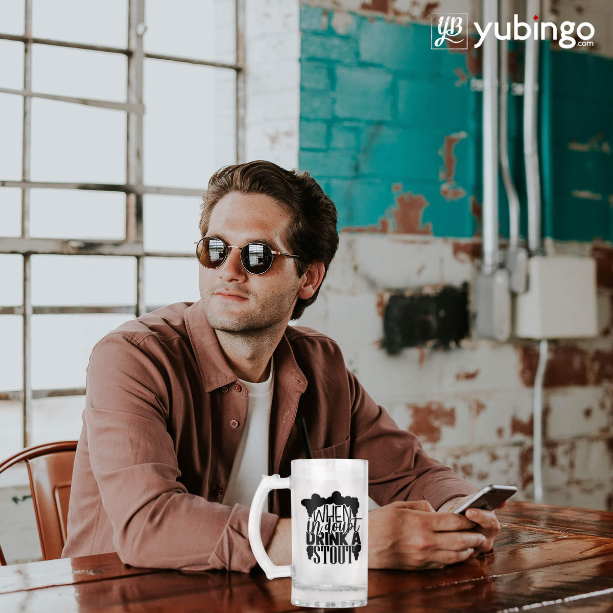 Drink A Stout Beer Mug-Image2