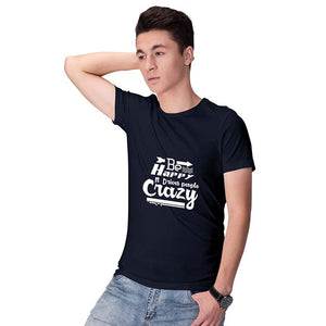 Drive People Crazy Men T-Shirt-Navy Blue