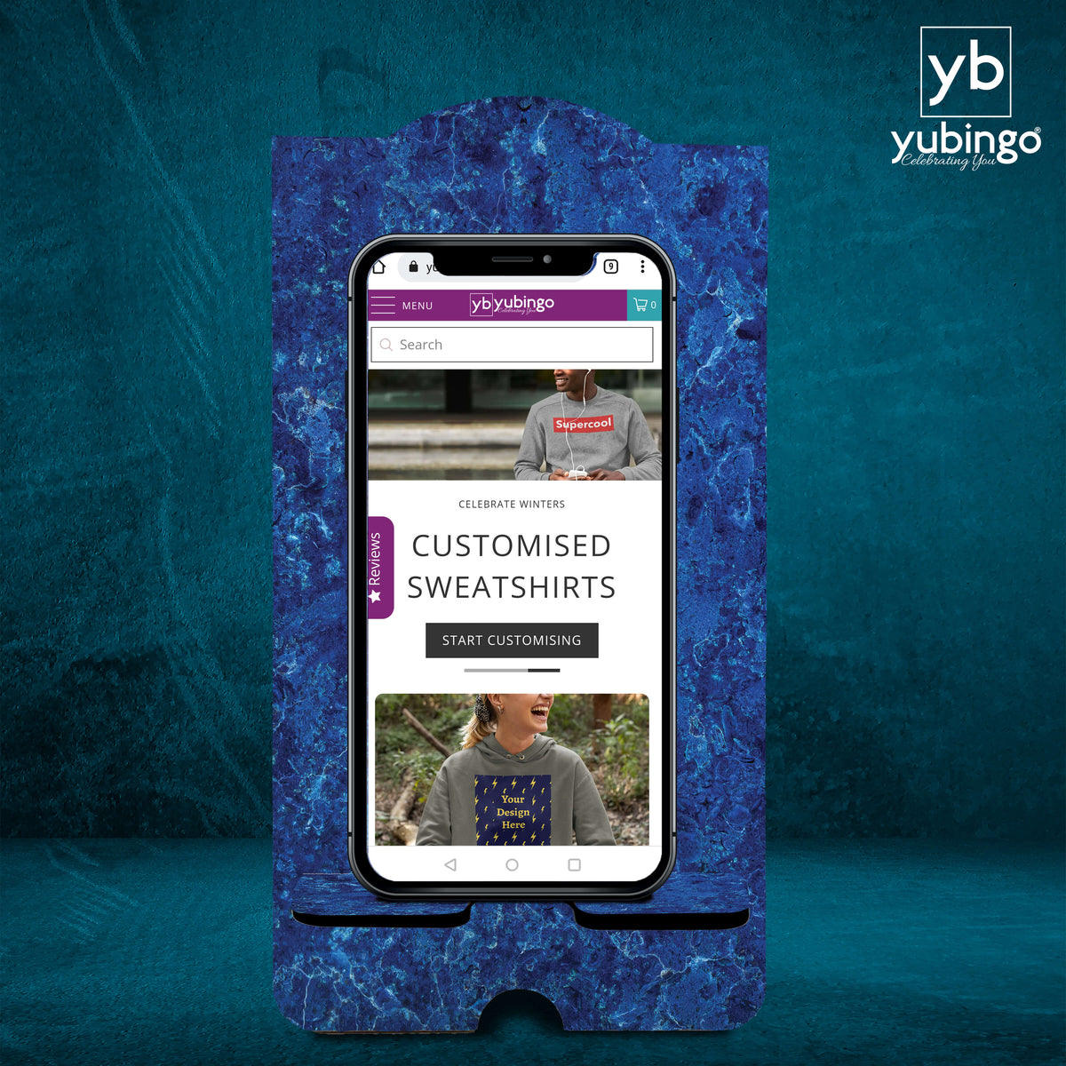 Elemental Blue Mobile Stand-Image2