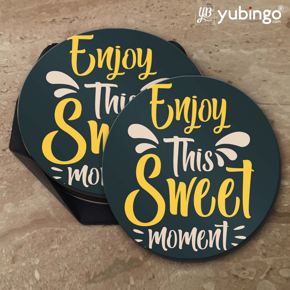 Enjoy This Sweet Moment Coasters-Image5