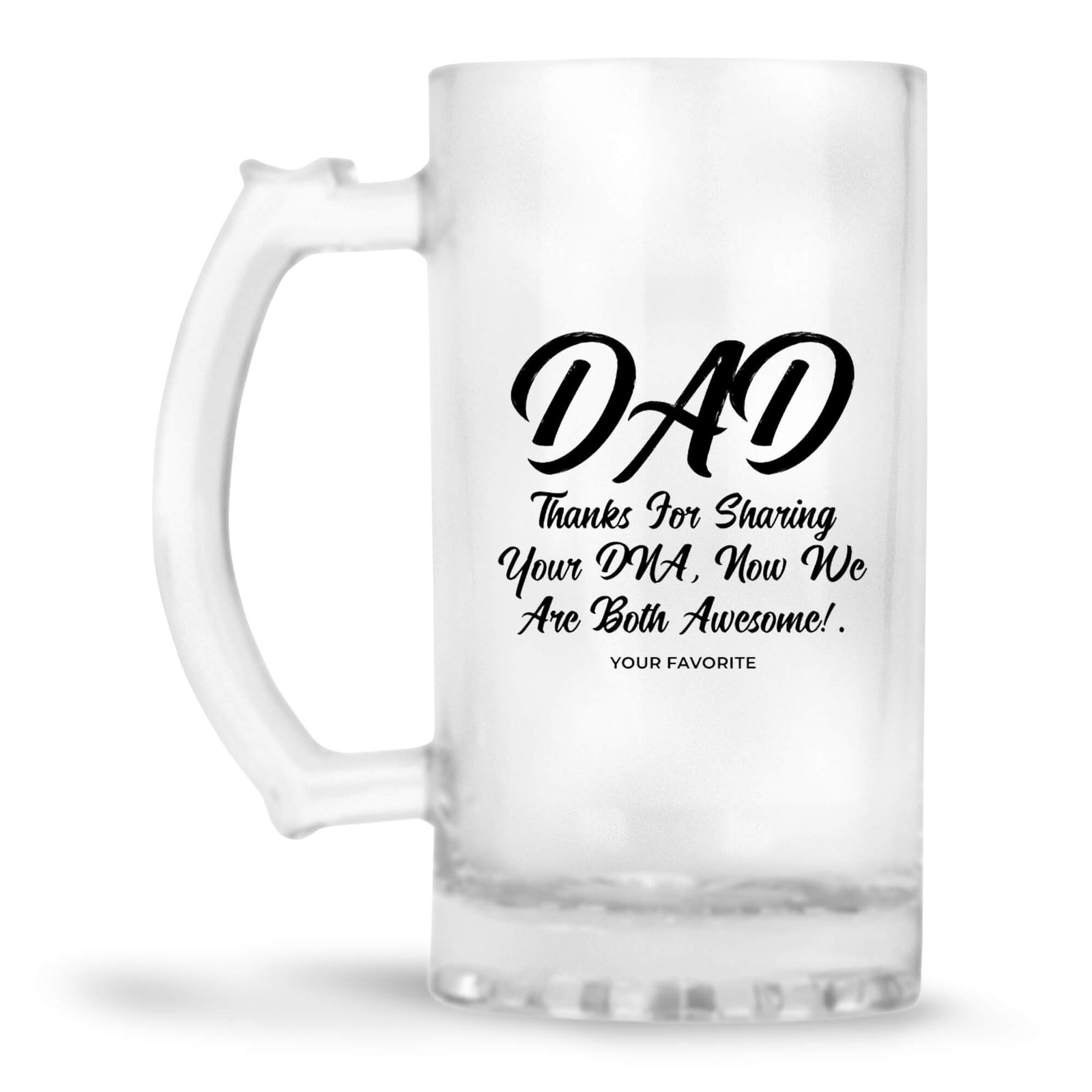 Dad Thanks for Sharing DNA Beer Mug
