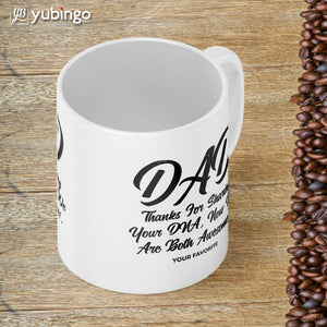 Dad Thanks for Sharing DNA Coffee Mug-Image4