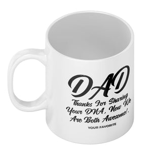 Dad Thanks for Sharing DNA Coffee Mug-Image5
