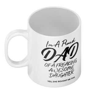Dad of Awesome Daughter Coffee Mug-Image5