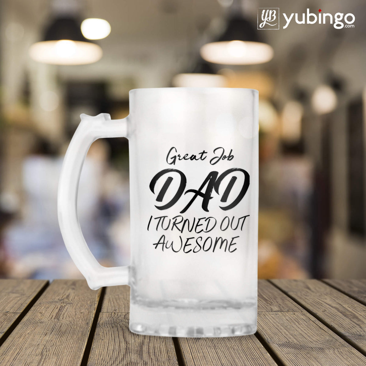 Great Job Dad Beer Mug-Image2