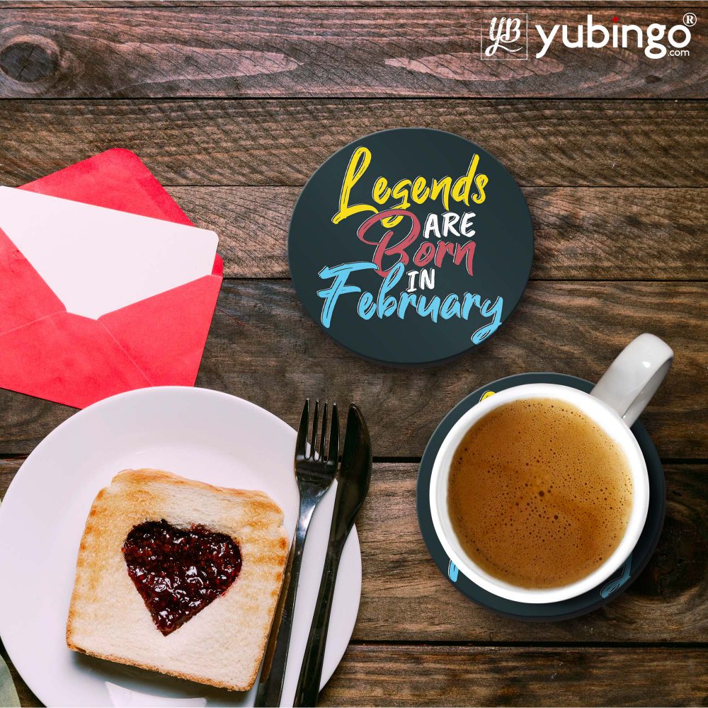 February Legends Coasters