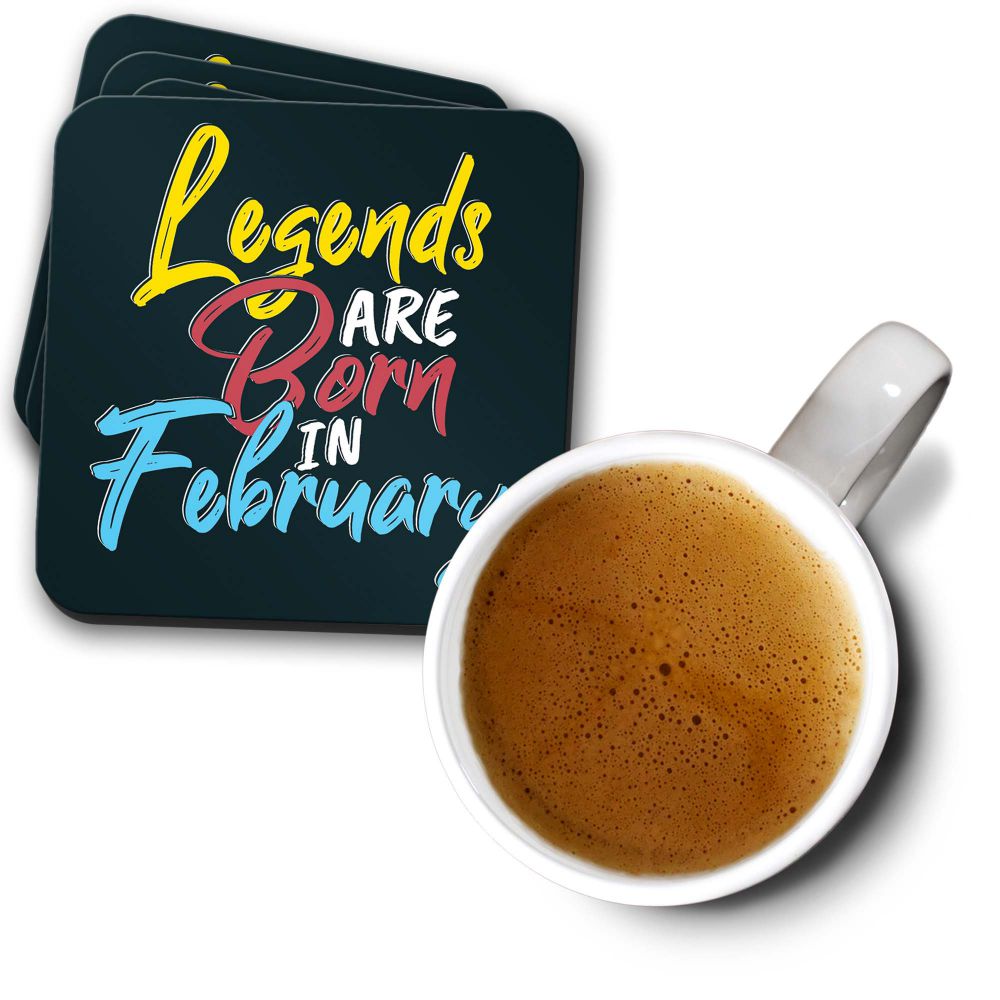February Legends Coasters