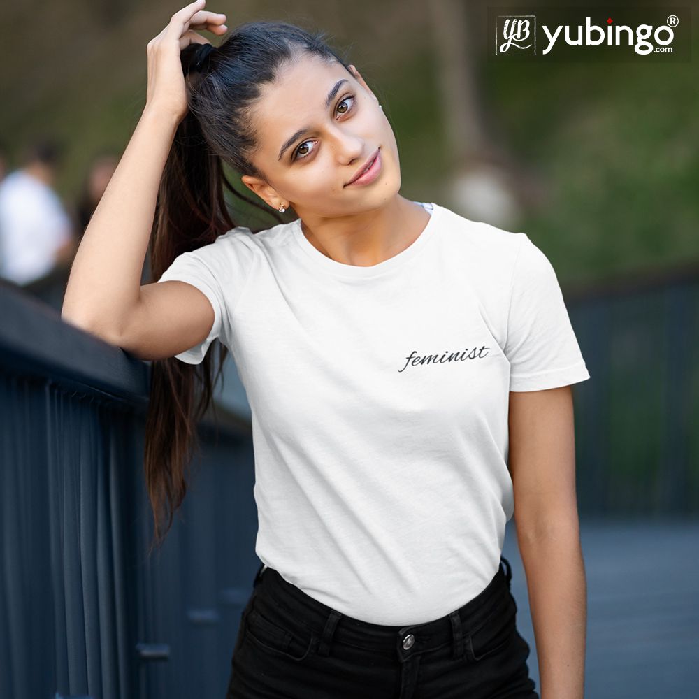 Feminist T-Shirt-White