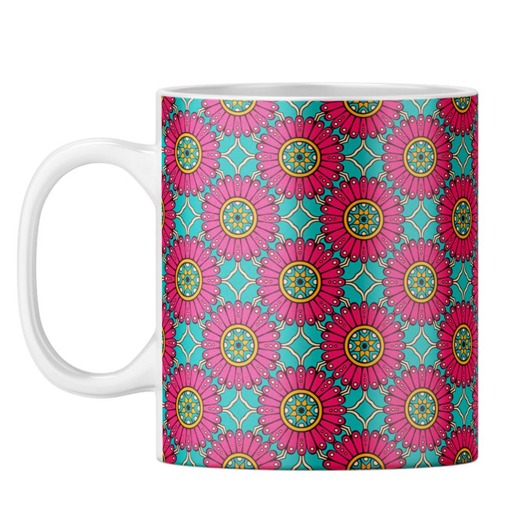 Flowers Pattern Coffee Mug