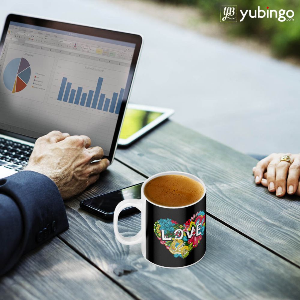 Flowery Love Coffee Mug-Image2