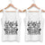 Friends Connected By Heart Tank Tops-White