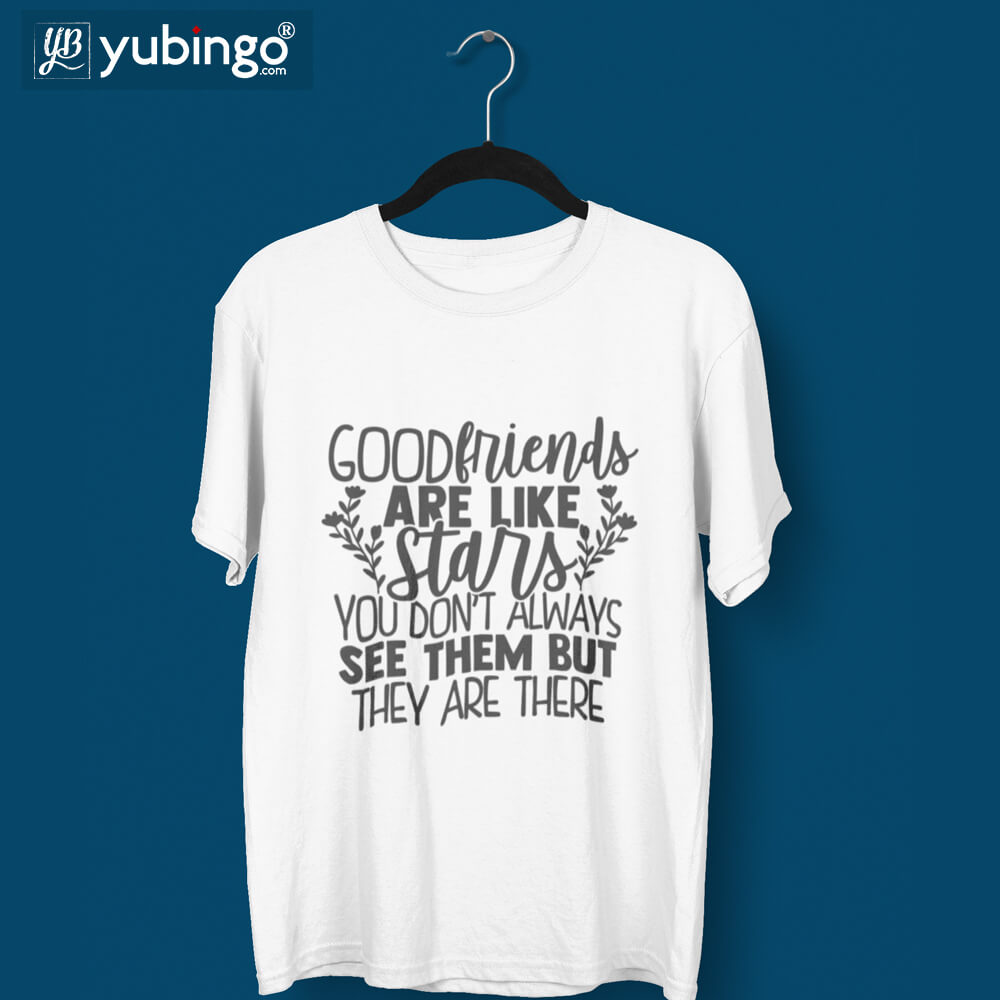 Good Friends Are Like Stars T-Shirt-White