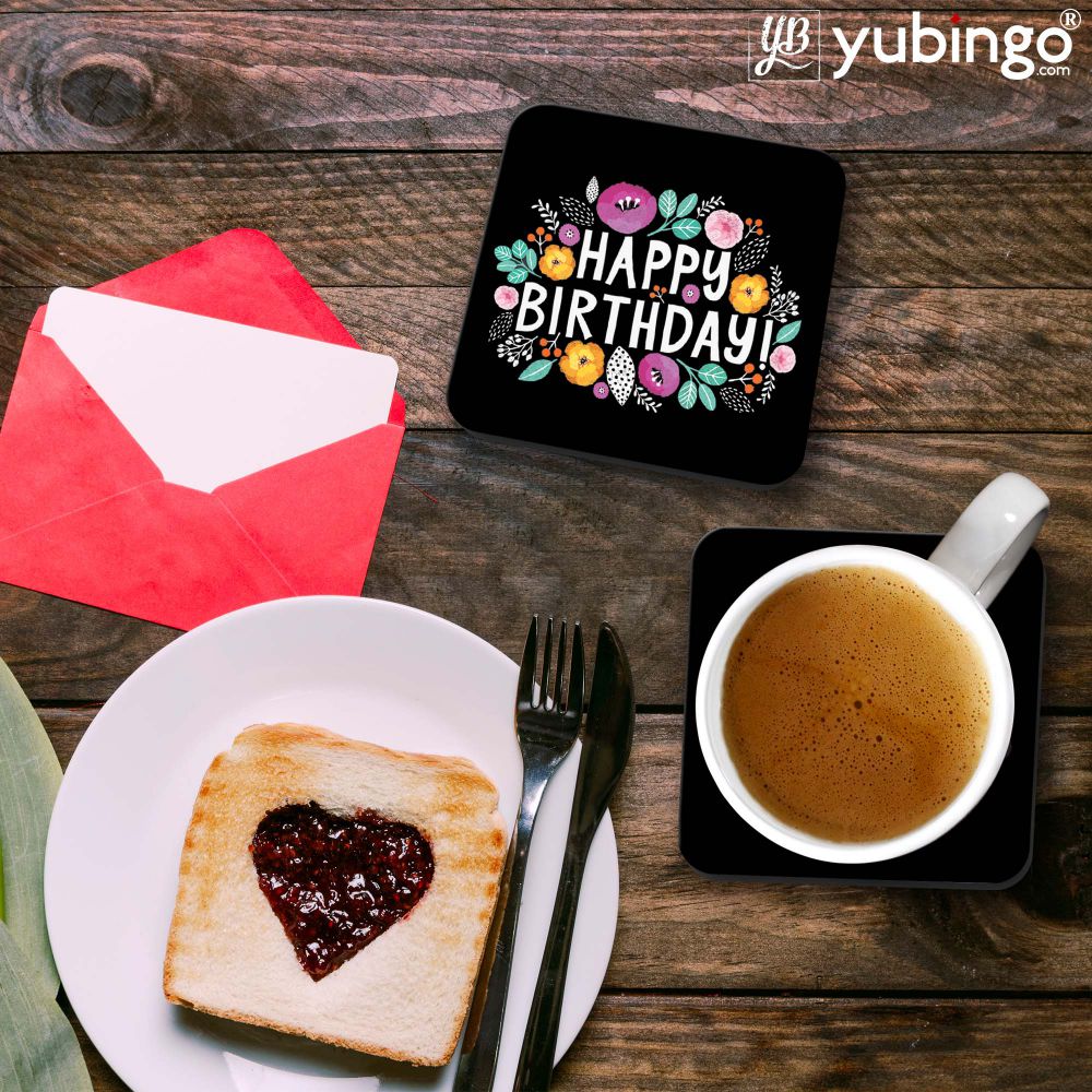 Happy Happy Birthday Coasters