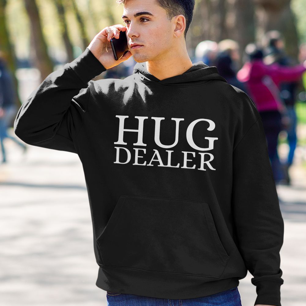 Hug Dealer Hoodie-Black
